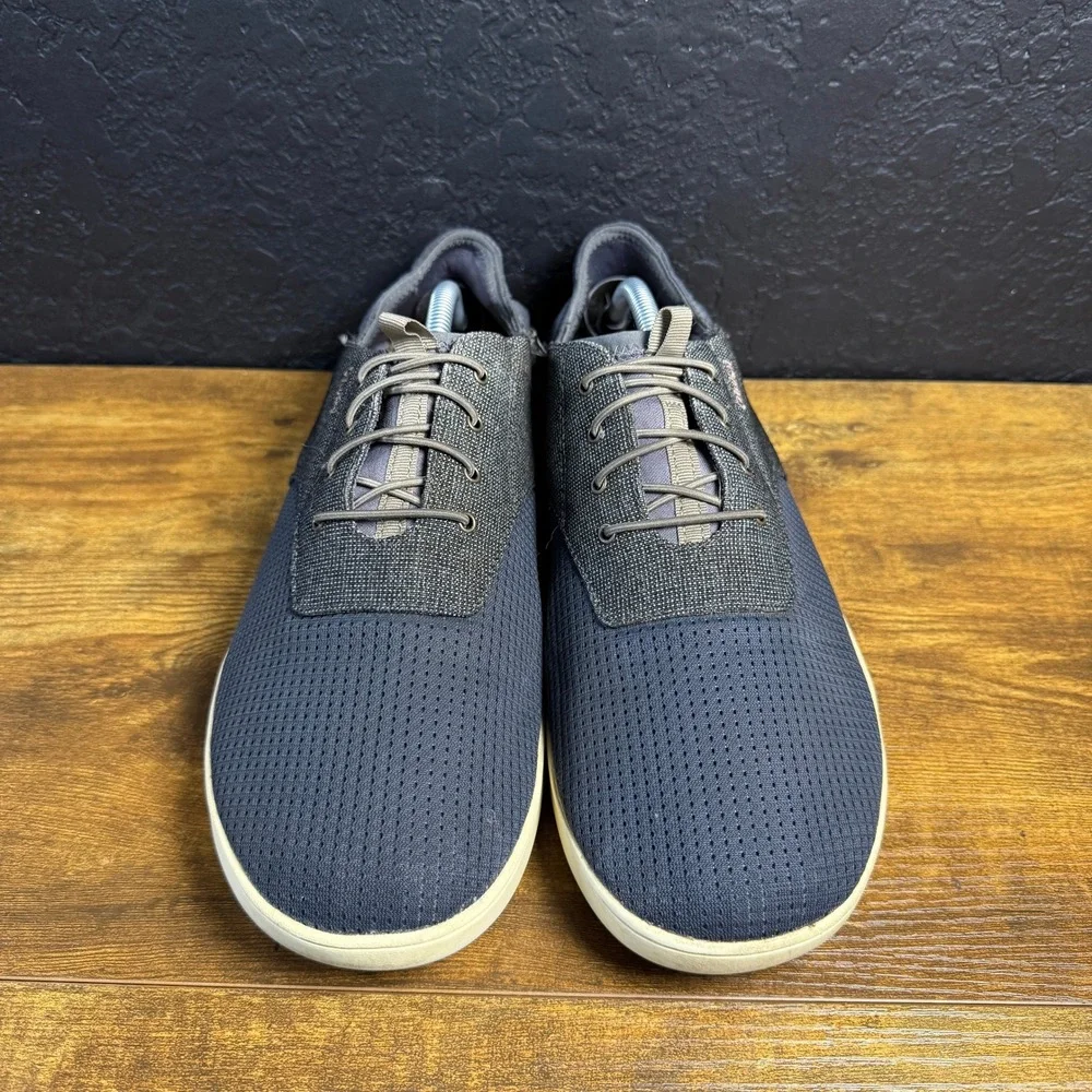 OluKai Nohea Moku‎ 10188-4K4K Blue Textile Boat Shoes Mens Size 10